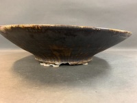 Large Glazed Ceramic Bowl - As Is - 2