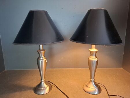 Modern Chrome Table Lamps