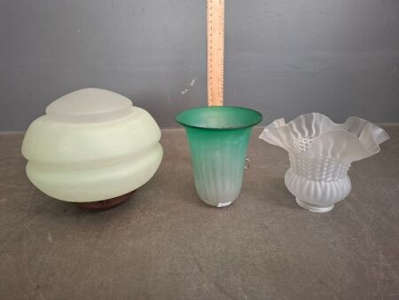 3 x Vintage Light Shades