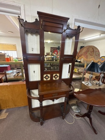 Late Victorian Hall Stand