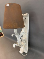 Large Wrought Iron Wall Light Bracket