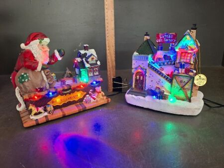 2 Christmas Displays - in working condition