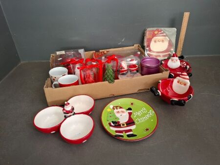 Large Lot of Christmas Decorations