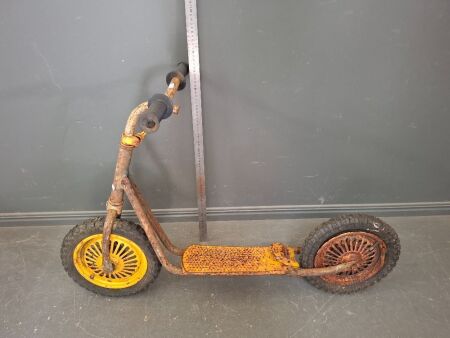 Vintage Yellow Scooter