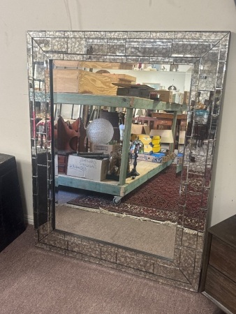 Large Wall Mirror with a tiled mosaic-style frame - app 1030 x 1280