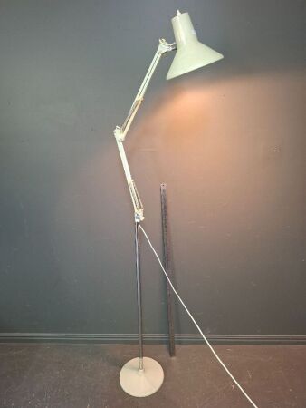 Adjustable Metal Floor Lamp - in working order