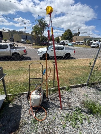 Gas Weed Burner and heavy duty garden tools
