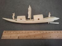 Chinese Ivory boat