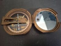 Stanley London Natural Sine Brass Pocket Compass - In Box - 2
