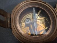 Stanley London Natural Sine Brass Pocket Compass - In Box - 3