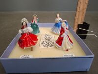 4 x Royal Doulton Miniatures