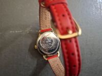 Coach New York Stainless Steel and Genuine Leather Ladies Watch - 2