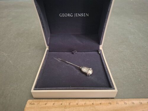 George Jensen Stick Pin - Boxed - Marked 2007 - 925