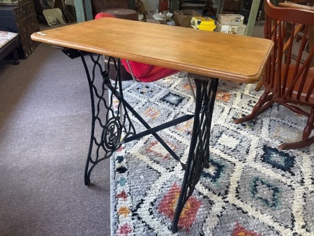 Singer Sewing Machine Based Coffee Table