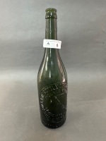 Adelaide, SA Pick Axe Ring Seal Beer Dark Green Bottle - 2