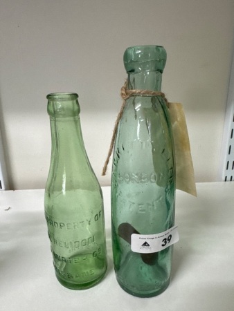 Circa 1870 Barrett & Elers Stick Bottle