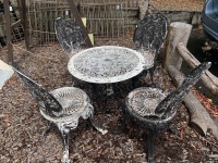 5 Piece Cast Alloy Garden Setting