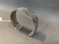 Sterling Silver Hand Woven Cuff - 2