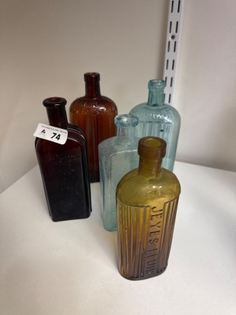 5 Vintage Bottles