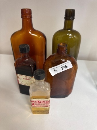 5 Vintage Bottles