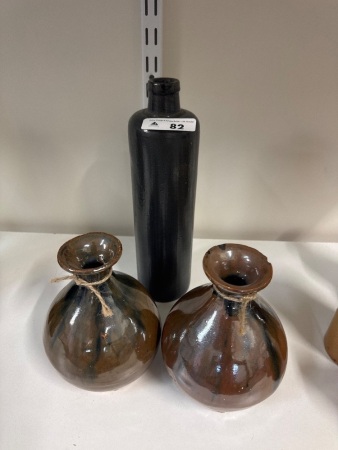3 Stoneware Jugs