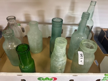 Misc Green Glass Bottles