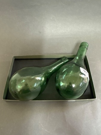 Pair Italian Hanging Wine Bottles