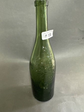 Johnson Liverpool Green Glass Bottle