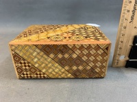 Intricate Japanese Marquetry Puzzle Box - 3