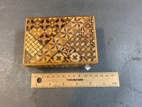 Intricate Japanese Marquetry Puzzle Box - 5