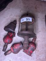 Oiler bowl for stationary engine plus oilers