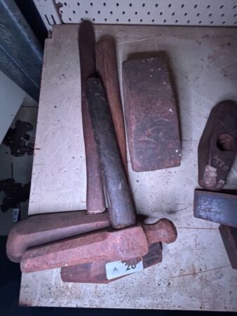 Assorted saw doctor hammers (CHOICE 27, 28)