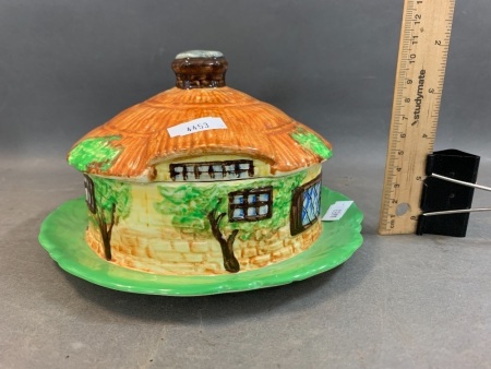 Vintage Beswick Cottage Ware Cheese / Butter Dish