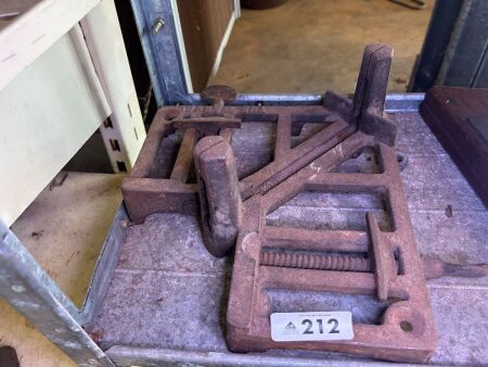 Cast iron mitre box