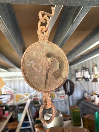 Hanging Salter spring scales