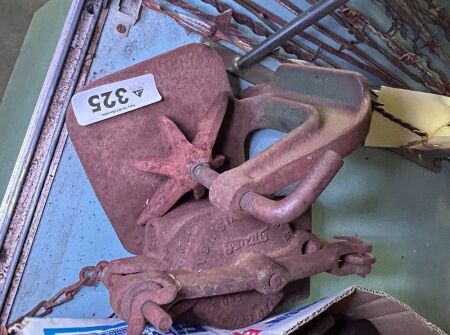2x large vulcanising clamps