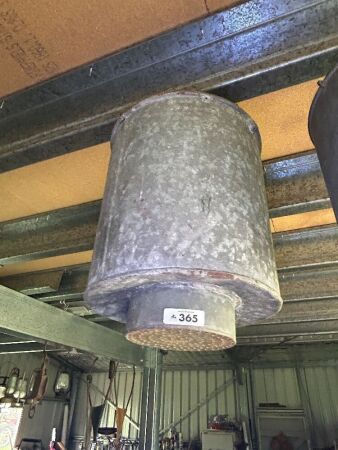 Galvanised shower bucket (CHOICE 362 - 365)