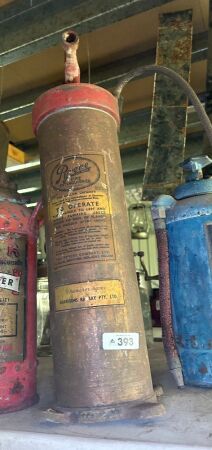 PYRENE 1-GAL brass fire extinguisher - pump type