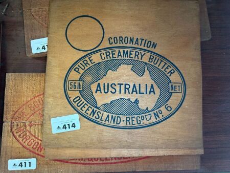 2x CORONATION butter box ends