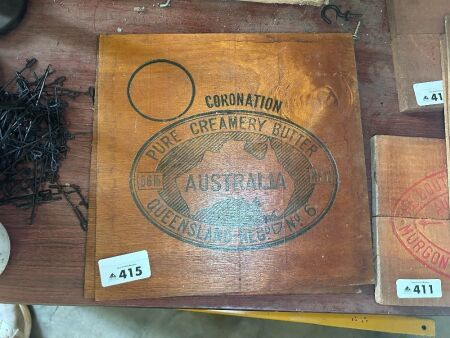 3x CORONATION butter box ends