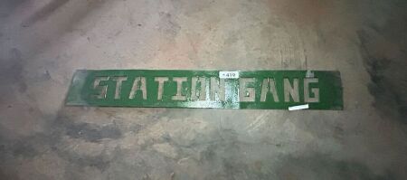 STATION GANG painting stencil
