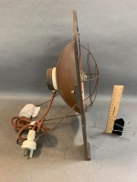 Vintage Cast Iron & Copper Electric Heater c1930's - 3