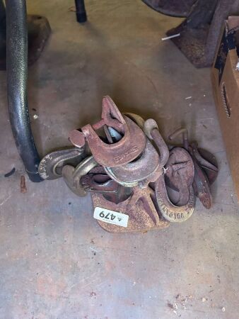 Assorted vulcanising clamps
