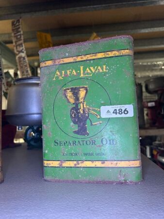 ALVA LAVEL oil tin - 1 gal