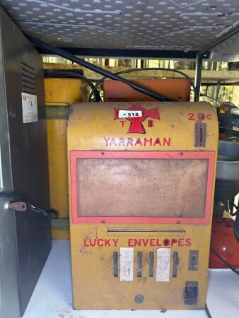 QATB Yarraman Lucky Envelope machine