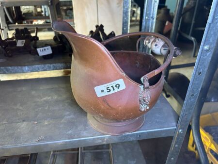 Copper scuttle