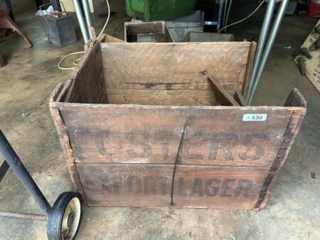 FOSTERS EXPORT LAGER crate