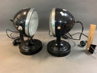 Pair of Headlamp Style Lamps - 3