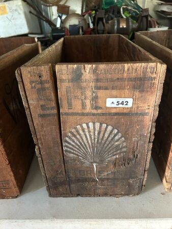 SHELL Motor Spirit crate