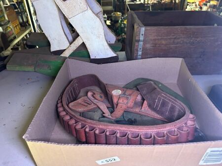 Bullet belt and holsters